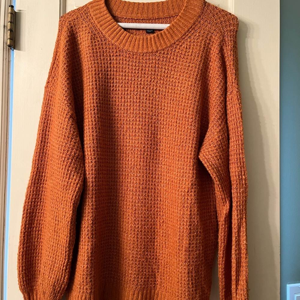 American Eagle Outfitters Vibrant Orange Sweater